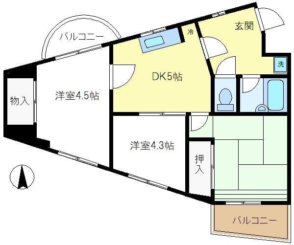 A-3133 202 間取り図