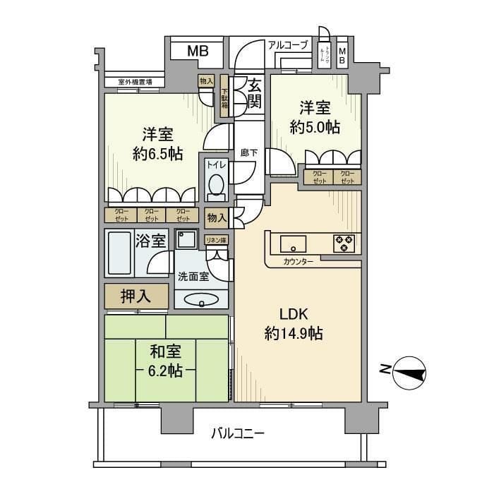 オーベルタワー川口コラージュの写真