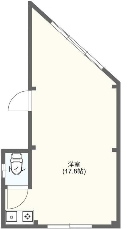 テーベ白金台 2階 27.2万円/なし/入力なし 間取り図