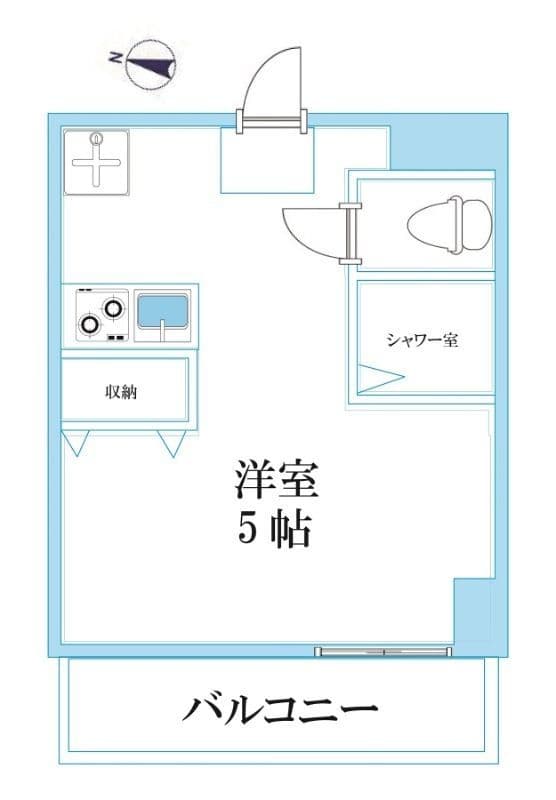 メゾンシルクロード 205 間取り図
