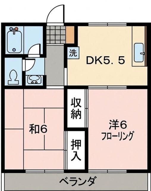 ヴィラクレモナ 202 間取り図