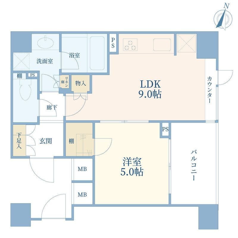 パークホームズ三軒茶屋アーバンレジデンス 603 間取り図