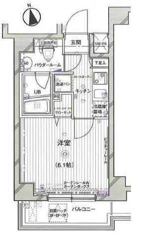アプレシティ桜上水 501 間取り図