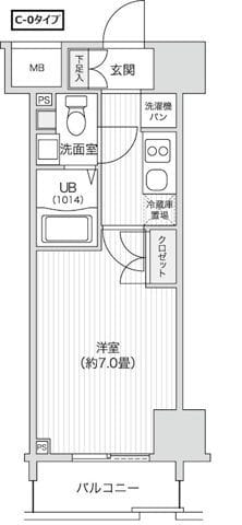 レジディア笹塚Ⅱ 0402
