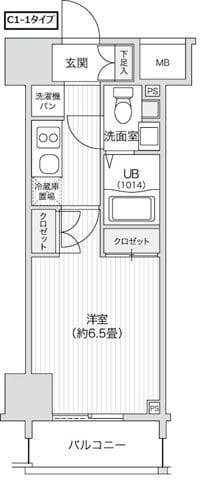 レジディア笹塚Ⅱ 1403