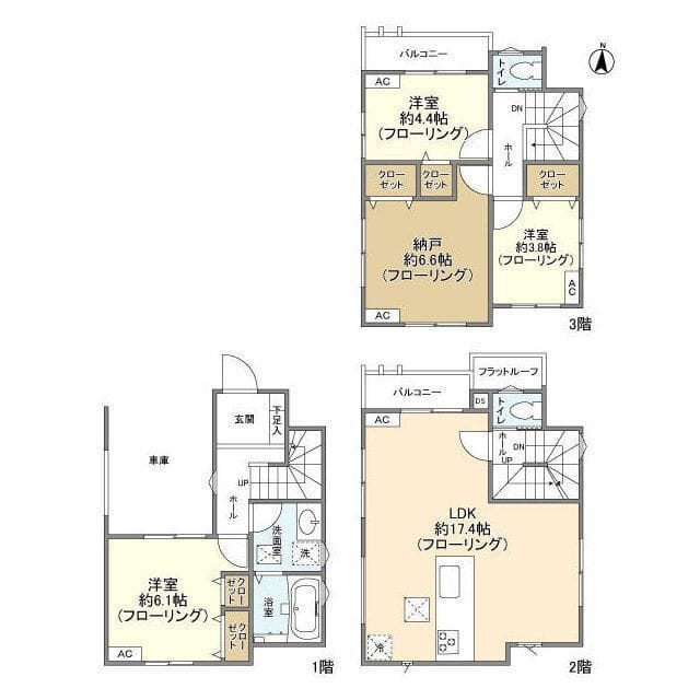 Kolet西川口#04 21.9万円/入力なし/なし 間取り図