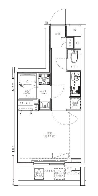 ジェノヴィア学芸大学 503 間取り図