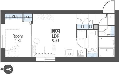 SUCCEED RESIDENCE KAMEIDO 302