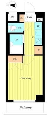 ヴァレッシア荻窪シティ 503 間取り図