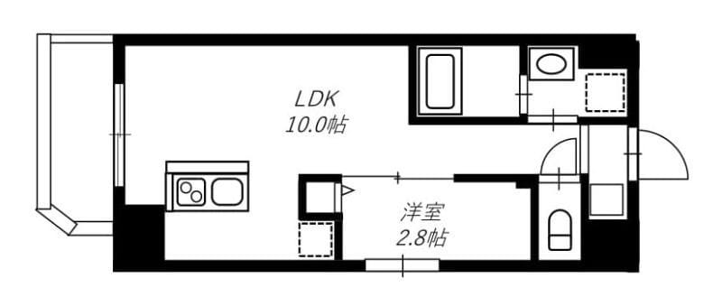 リヴシティ横濱末吉町弐番館 803 間取り図