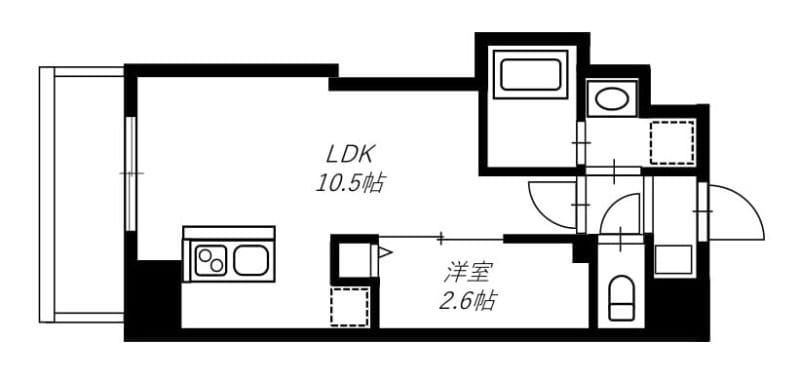 リヴシティ横濱末吉町弐番館 902 間取り図