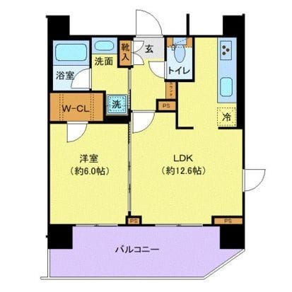 ジェノヴィア南千住Ⅵスカイガーデン 404 間取り図
