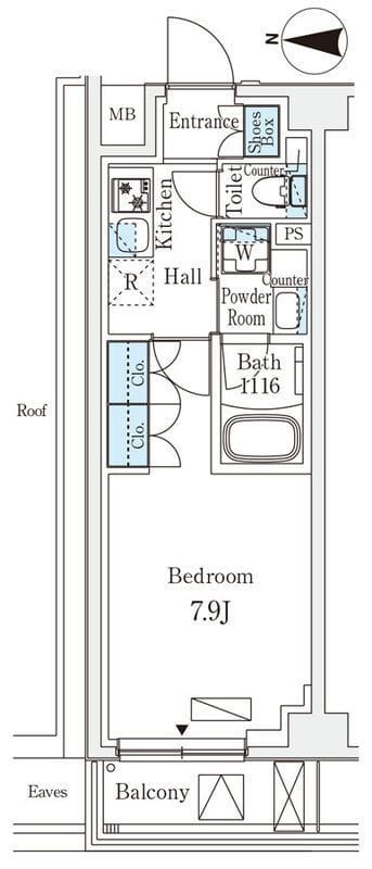 ARKMARK新宿西落合 505 間取り図