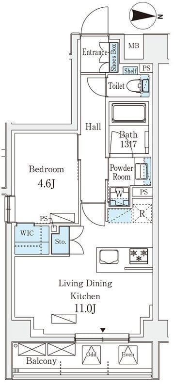 ARKMARK新宿西落合 508 間取り図