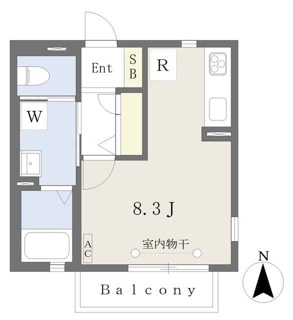メゾンハピネス 101 間取り図