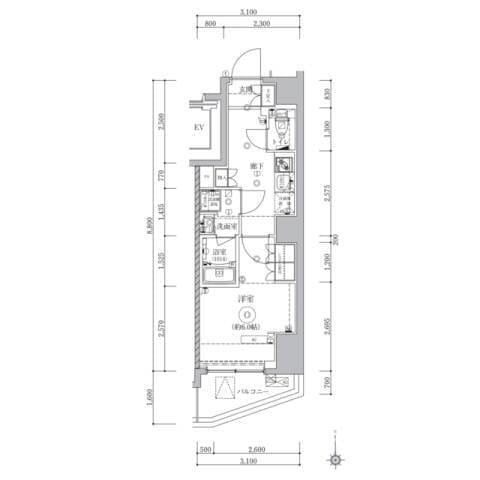 ベルシード東十条ツインズB 702
