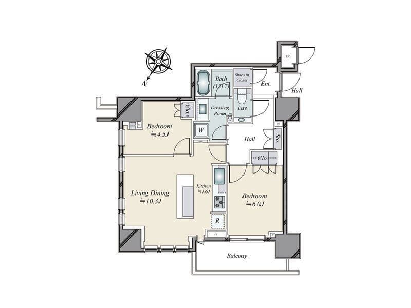 ザ・パークハウス高輪タワー 608