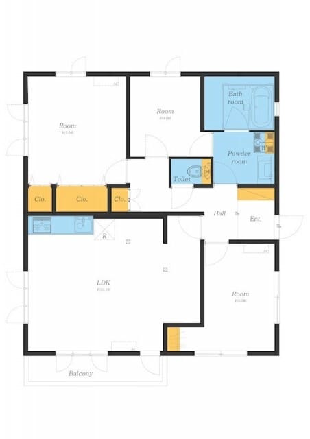 CITRUS HOUSE 201 間取り図