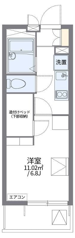 レオパレスプランタン 304 間取り図