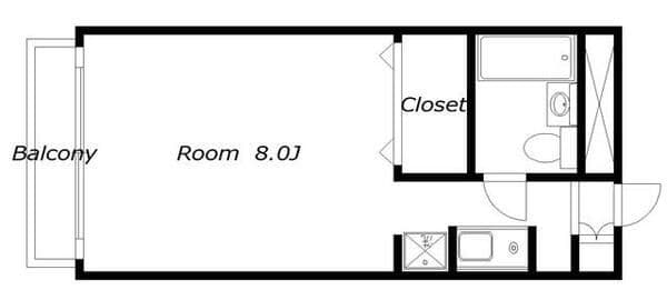 CASA SOLE(カーサソーレ) 202 間取り図