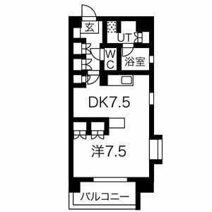 スパシエルクス西川口 1006 間取り図