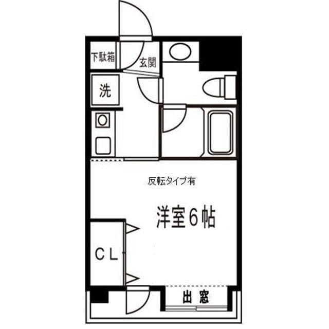 アソシエール糀谷 506 間取り図