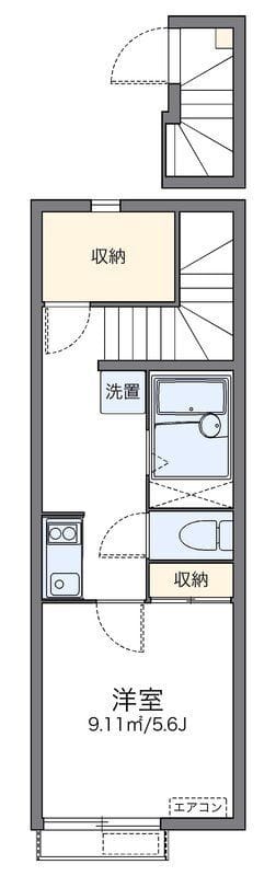 レオネクスト風花 201 間取り図