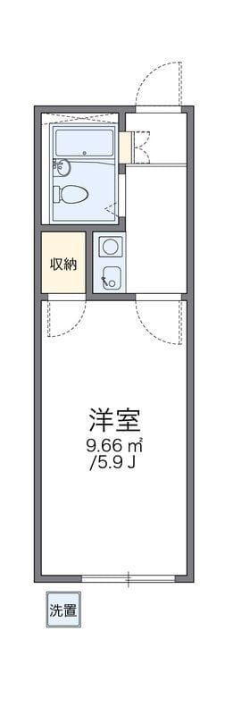 レオパレス天沼 102 間取り図
