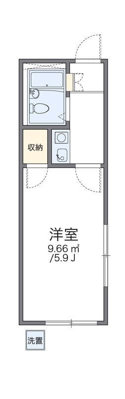 レオパレス天沼 107 間取り図