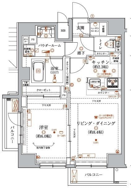 アルテシモラルゴ 502 間取り図