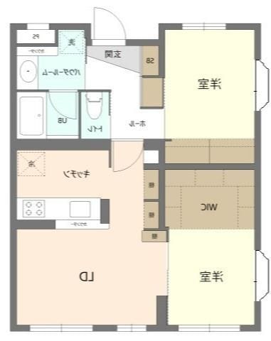 コンフォートグリーン 207 間取り図