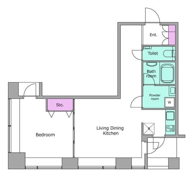 レジディアタワー麻布十番 0504