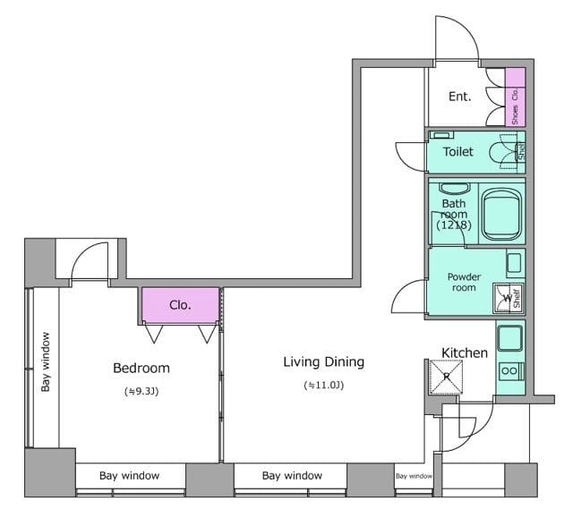 レジディアタワー麻布十番 1204