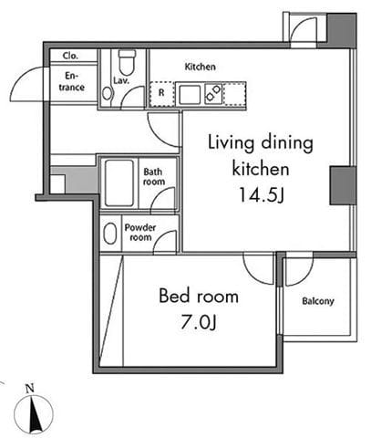 レジディアタワー麻布十番 1302