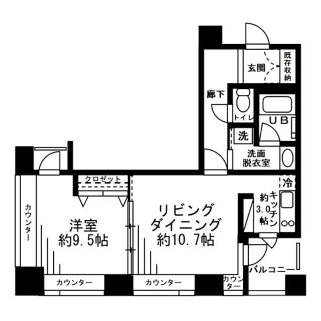 レジディアタワー麻布十番 1304