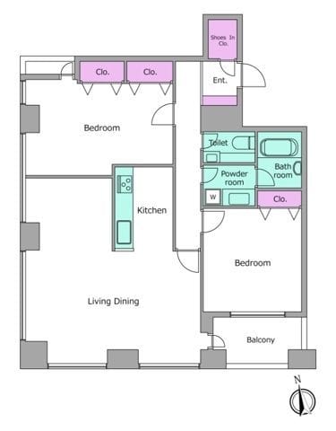 レジディアタワー麻布十番 1603