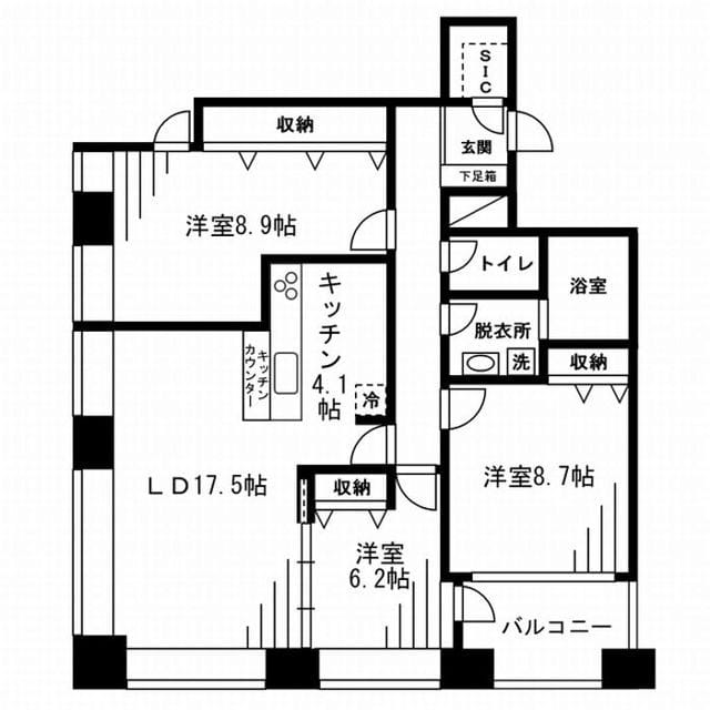 レジディアタワー麻布十番 1903