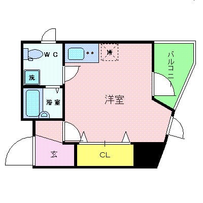 プリズムスクエア本駒込 1203 間取り図