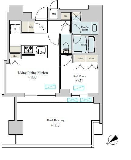 Brillia ist 大井町 1402