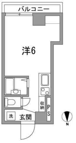 メゾン太陽 302 間取り図