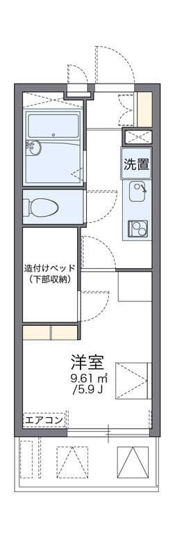 レオパレスWAO WAO 305 間取り図