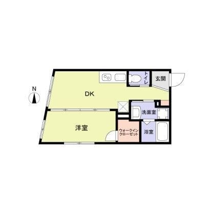 北新宿レーベル 102 間取り図