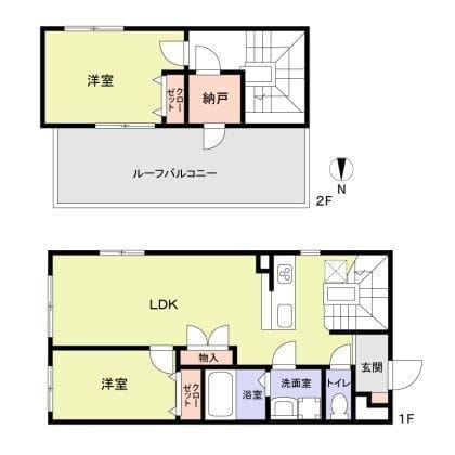 北新宿レーベル 301 間取り図