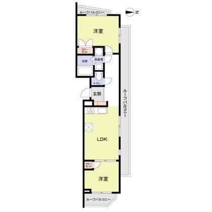 北新宿レーベル 303 間取り図