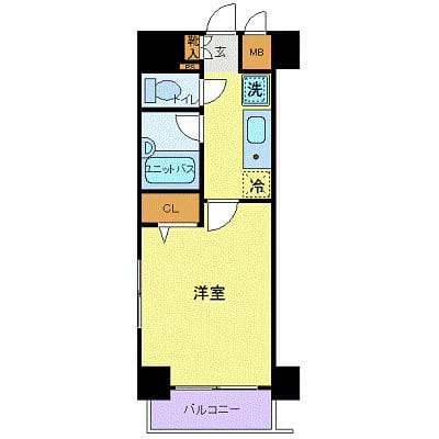 プレール代々木公園弐番館 301 間取り図