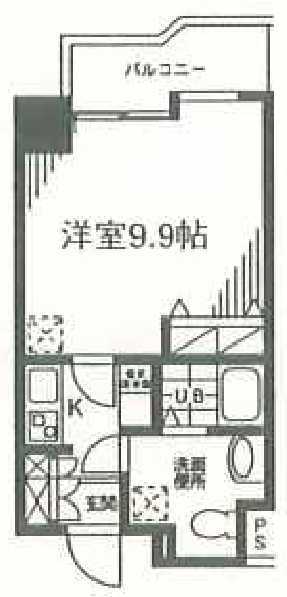 ブリッサ芦花公園 301 間取り図