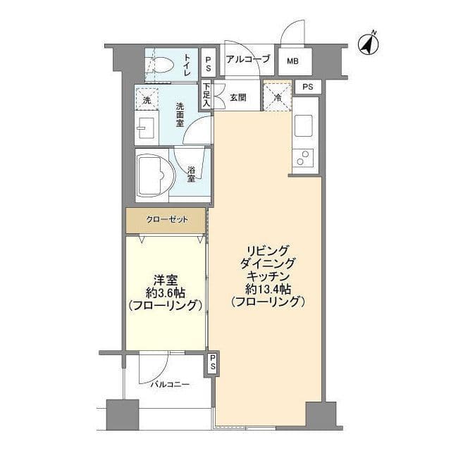 ダイナシティ三宿 212 間取り図