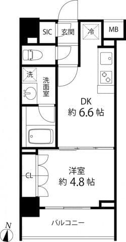 リリエンベルグ目白壱番館 602 間取り図