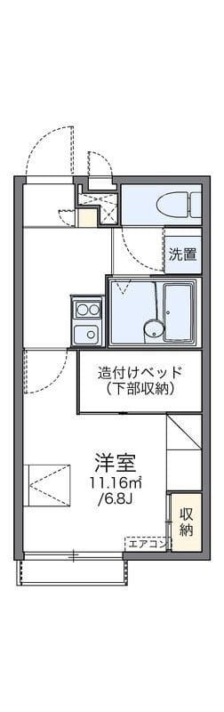 レオパレスエクセレンス 202 間取り図