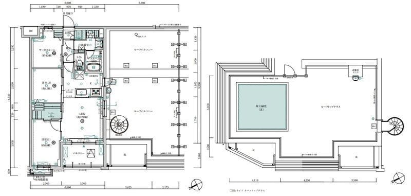ノーブル荻窪 402 間取り図